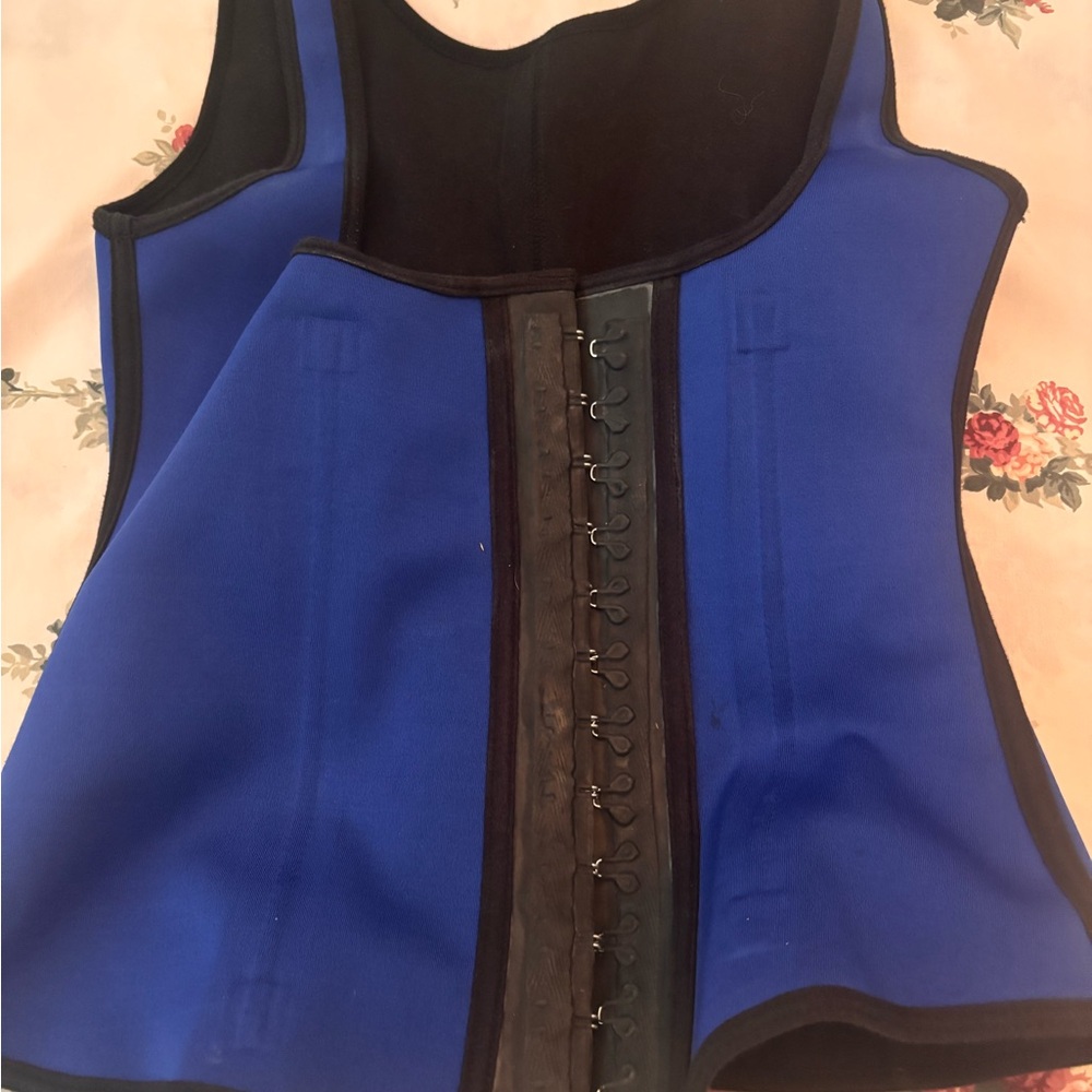 Blue Waist Trainer Vest